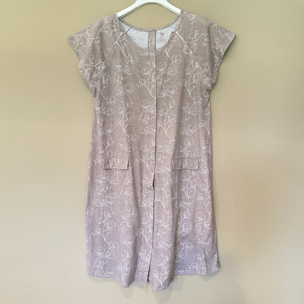 Kindred Bravely Labor and Nursing Nightgown in Light Taupe